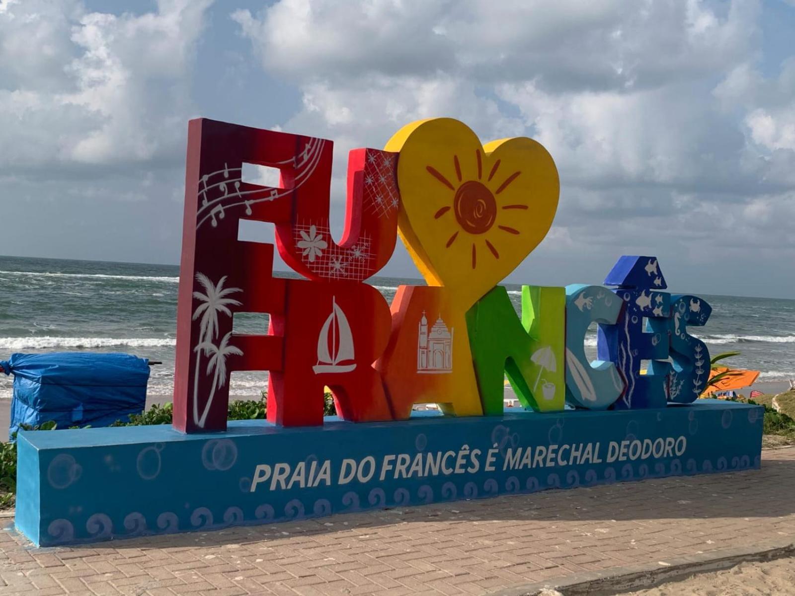 Torre Do Sol Hotel Praia do Frances Bagian luar foto
